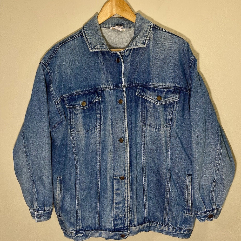 Vintage Hunters Run Denim Jeans Jacket Chore Workwear TruckerMen's Size‎ L READ